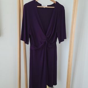 Amour Vert Plum Twist Dress